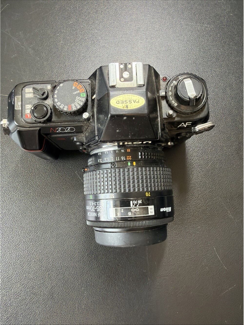 Nikon N2020 AF SLR 35 mm Analog SLR Camera  *UNTESTED AS IS FOR PARTS